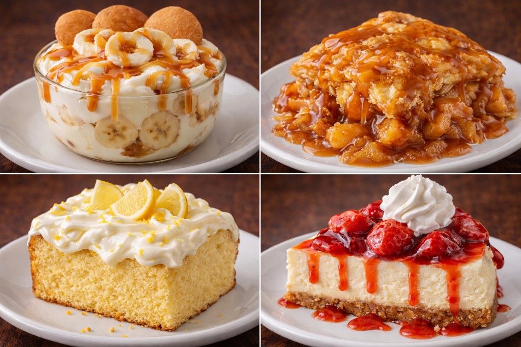 Sweet treats and drinks