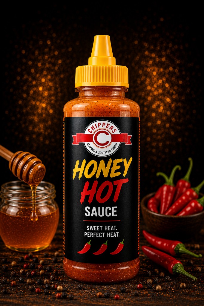 Chippers Honey Hot Sauce bottle